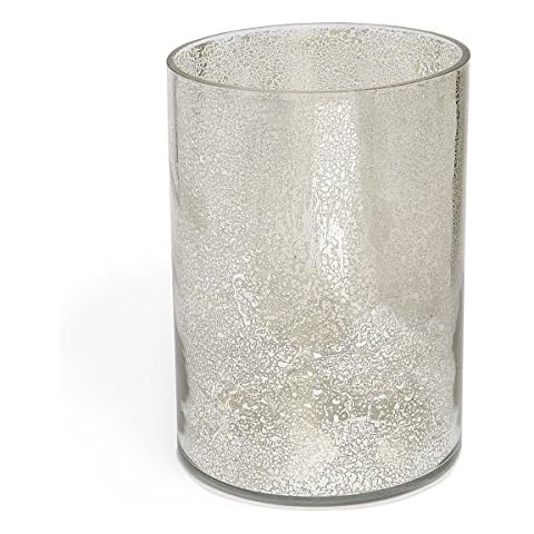 Kassatex Vizcaya Mercury Glass Waste Bin Cover