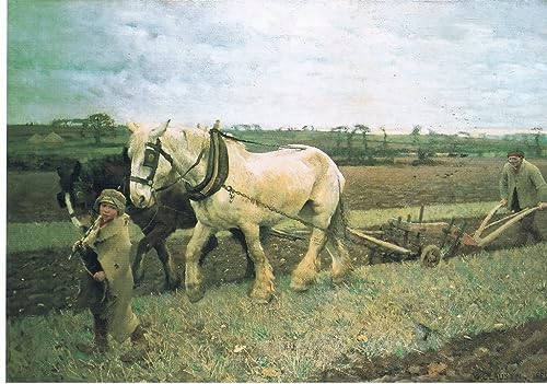 Affiche Labour George Clausen Toile 60x90cm pour Habiller un Mur Vide sans Charme