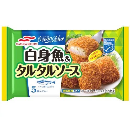 Amazon | 冷凍 白身魚 ＆ タルタルソース MSC 1袋 5個 × 12袋 魚フライ