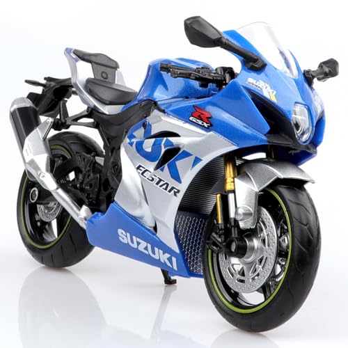 TOKAXI 1/12 Scale Suzuki GSX-R1000R Diecast Toy Motorcycles,Suzki Motorcycle Model,GSX R1000 Motorcycle Toy Gifts for Boys Girls