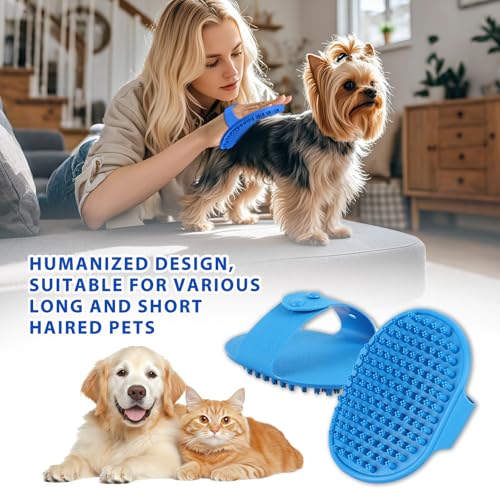 Image of NVNAN Pet Shampoo Brush and Massage Bath Brush