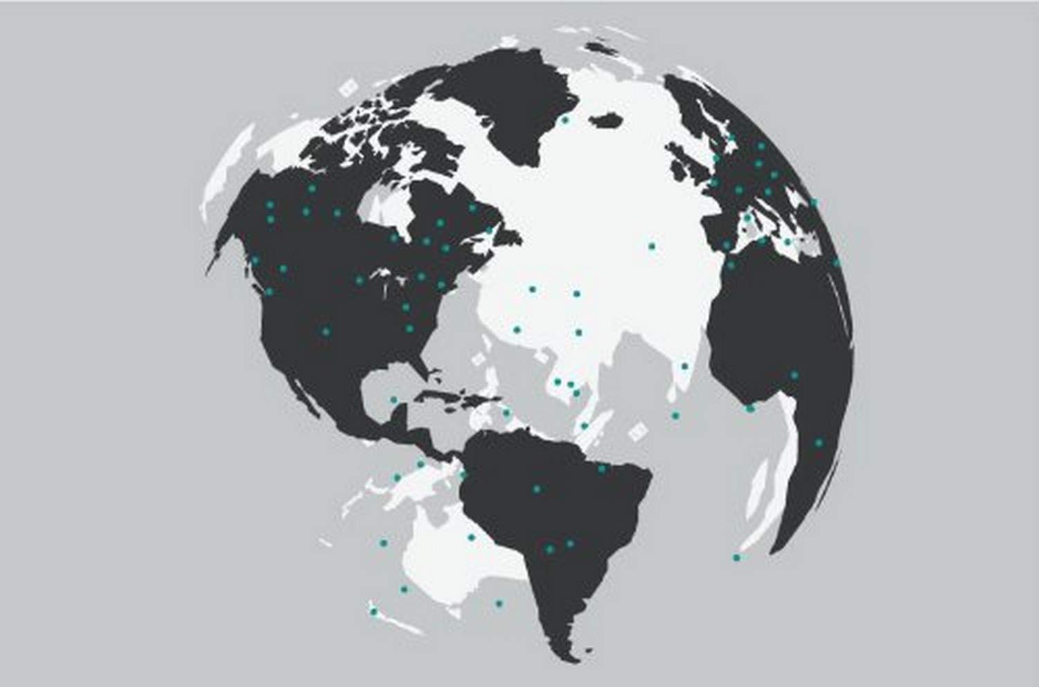 Surface CollectiveAround the World, Black/White/Teal
