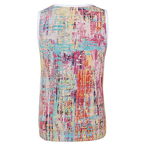 Fila Girls' Full Coverage Tank White M2