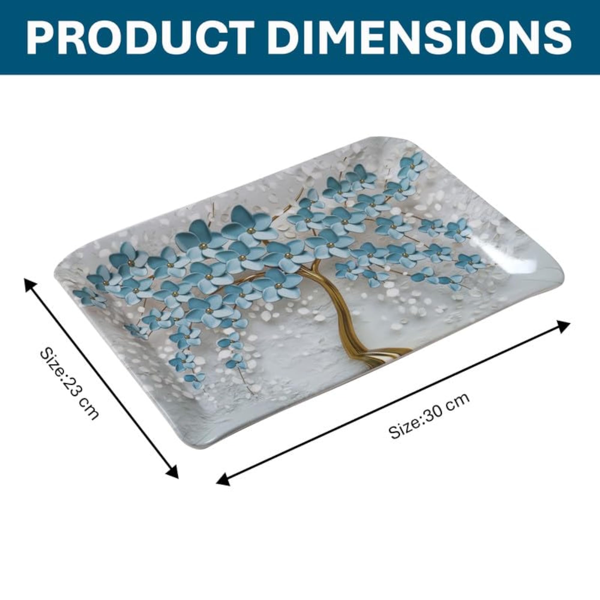 Serving Tray Set of 2 Medium Size