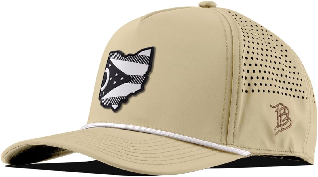 Branded Bills Ohio Vintage PVC 5-Panel Performance Hat for Men | Baseball Cap