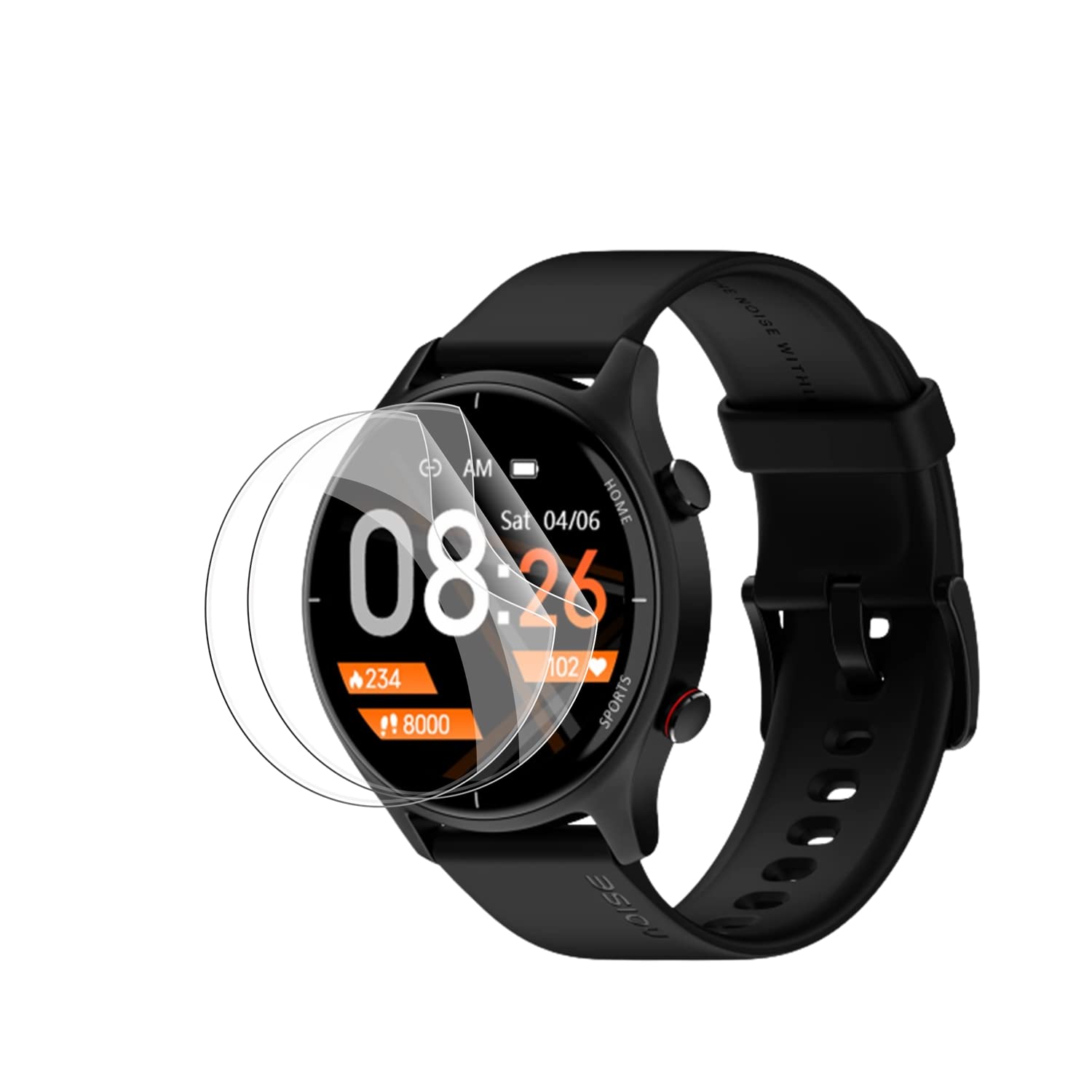 Wisely Tempered Glass (Pack 3 For Noisefit Twist Smartwatch Screen Guard Scratch Guard Full Screen Protector Compatible For Noisefit Twist 1.38" - Flexible - Hd Clear - Bubble-Free (Pack Of 3) (B0BS9QXWZH) Amazon Price History, Amazon Price Tracker