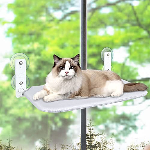 4er Set Katzen-Fenster-Saugnäpfe – Transparent, Je 8,5x8,5x2 Cm, Für Hängematten & Sitzbretter