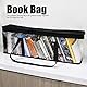 Transparente Tragetasche für die Sammlung von CD-Büchern, Aufbewahrungsorganisator mit Großem Fassungsvermögen, Tragbare Transporttaschen mit Griff, 600D Oxford-Stoff-PVC-Organizer