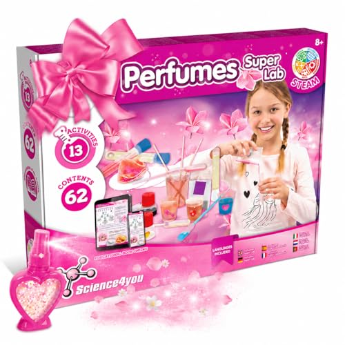 Science4you Super Laboratoire de Parfum pour Enfants +8 Ans - Jeux pour Fabriquer des Parfums, Kits Éducatifs de Sciences, Jeu avec +13 Experiences pour...