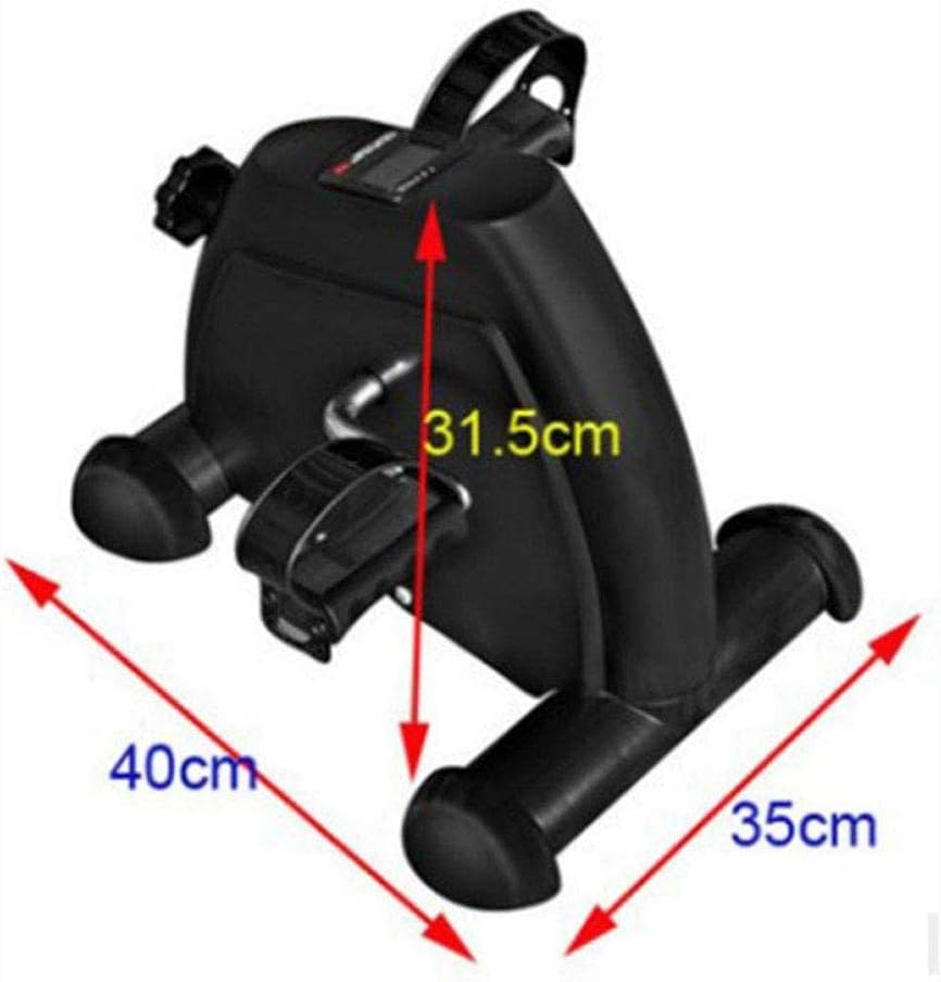 Mini Hometrainer Pedaaltrainer Draagbare Thuisbeenarm Cyclus Bureau Thuiszitplaats Gympedaal met LCD-display en verstelbare weerstandsknop voor Gym Fitness Cardiotraining - Afbeelding 7