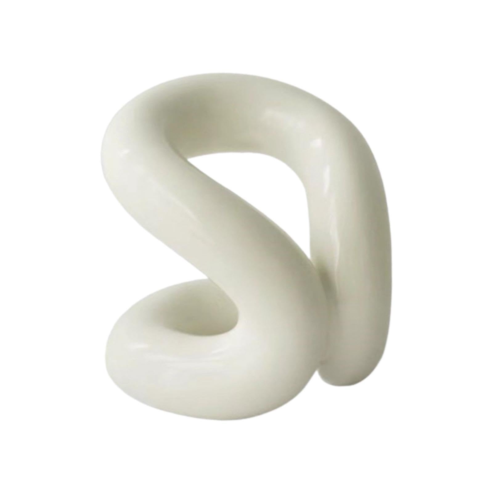 QIXCXAZ Ceramic Knot Flower Vase Brilliant Multifunctional Holder Adds Aesthetic Appeal To Home Office Spaces Ceramic Holder Pen Toothpaste Craft