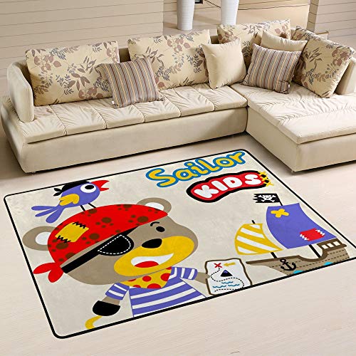 Tapis de maison moderne fleuri CHEHONG grand format 150x100cm - 6