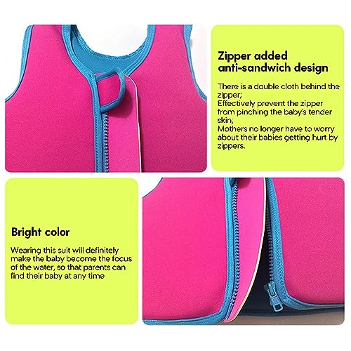 Kangnice Toddler Swim Vest Kids Infant Swim Jackets Suitable Weight 11-99lb for Boys and Girls Learning Swim