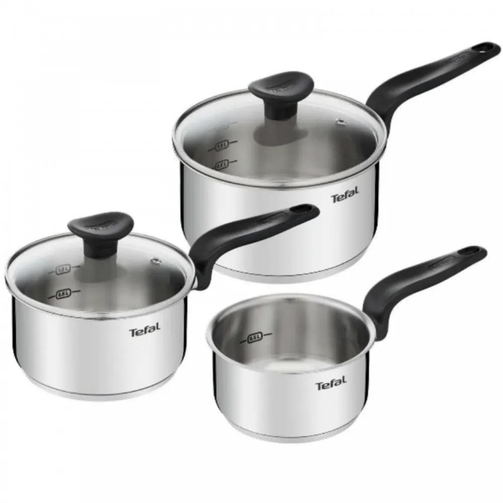 Tefal3 Piece Cookware Set Primary 14-16- 18