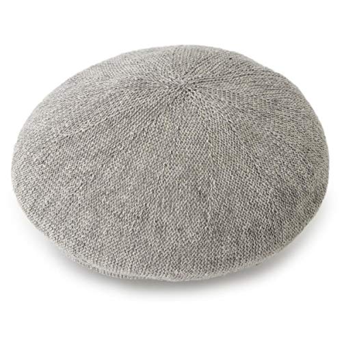 ベーシックエンチ Linen Thermo Beret ベレー 麻 ヘンプ 涼しい 軽量 春夏 レディース メンズ グレー（Amazon）