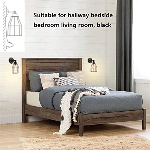 Apliques de pared negro para dormitorio que solucionan la falta de espacio 4