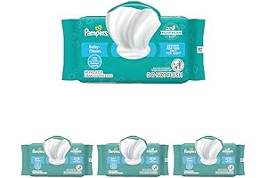 Pampers Scented Coconut Pure Baby Wipes (4-Pack)