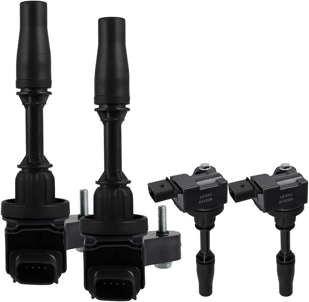 SCITOO Ignition Coil Coils Pack fits for GMC Terrain 2.0L 2018-2020 for Canyon 2.5L 2015-2020 for Equinox 2.0L 2018-2020 for Colorado 2.5L 2015-2020 UF680 12652405 set of 4
