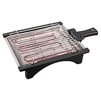 Jata - BQ95 - Barbecue elettrico perfetto per due persone, senza fumo e senza odori