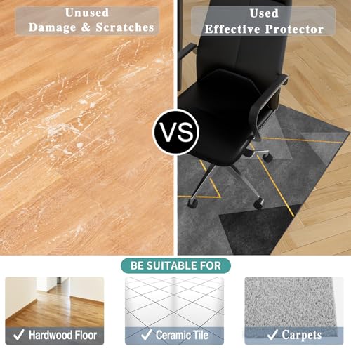 Tapis de protection de tapis pour fauteuil de bureau dans votre salon