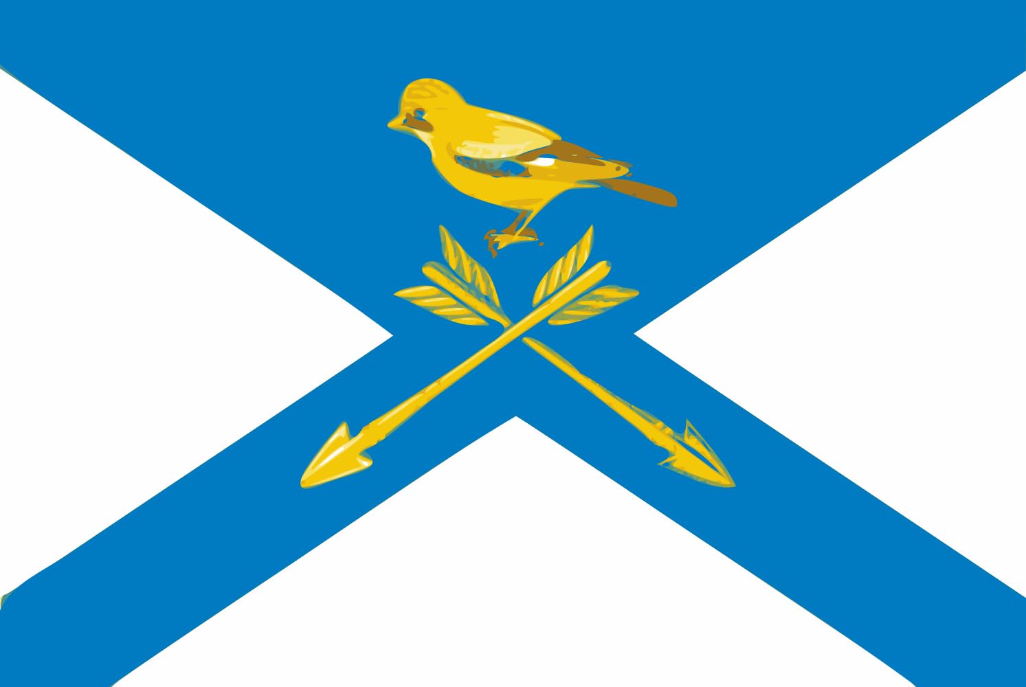 Drapeau Large Tugulym grand pavillon pour commémoration et rassemblement