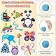 Yimomoyi 12er Pack Knete Set für Kinder, Kinderknete, Knetmasse für Fantasievolles und Kreatives Spielen, Knete Zubehör, Teig Spielzeug Geschenk für Jungen Mädchen ab 3 Jahren, 50G/Dosen (12 Farben)
