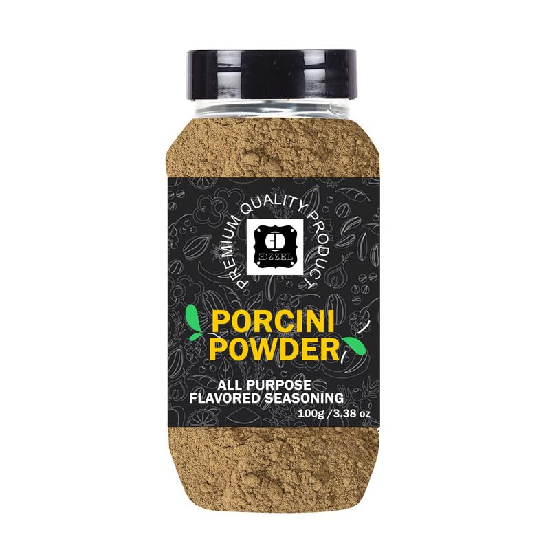 EDZZELPremium Quality Indian Organic Porcini Powder Plant Based, Vegan, Gluten Free-100 GRAM Box (Set Of 1)