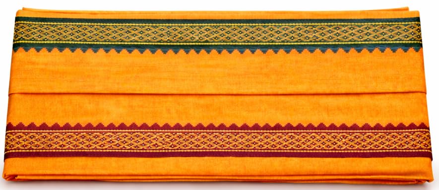 Men’s Cotton Parna/Gamcha with Temple/Thallapathy Border 1.80Mtr(Approx) | Religious Pooja Vastra | South Indian Style | Wedding & Wear | Traditional shoulder cloth-image-35