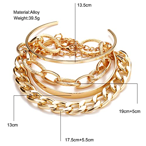 Shining Diva Fashion gold bracelet – image 5