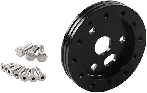 Miniatura 2 de Adaptador de cubo de volante espaciador de conversión de 0.5 pulgadas, 6 agujeros a 3 agujeros, adaptador para volante, adaptador de concesión, kit