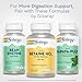 SOLARAY Vegan Betaine HCL with Pepsin - Hydrochloric Acid Supplement for Digestive Health - with Betaine Hydrochloride and Digestive Enzymes - Gut Health Support - 60-Day Guarantee, 90 VegCaps