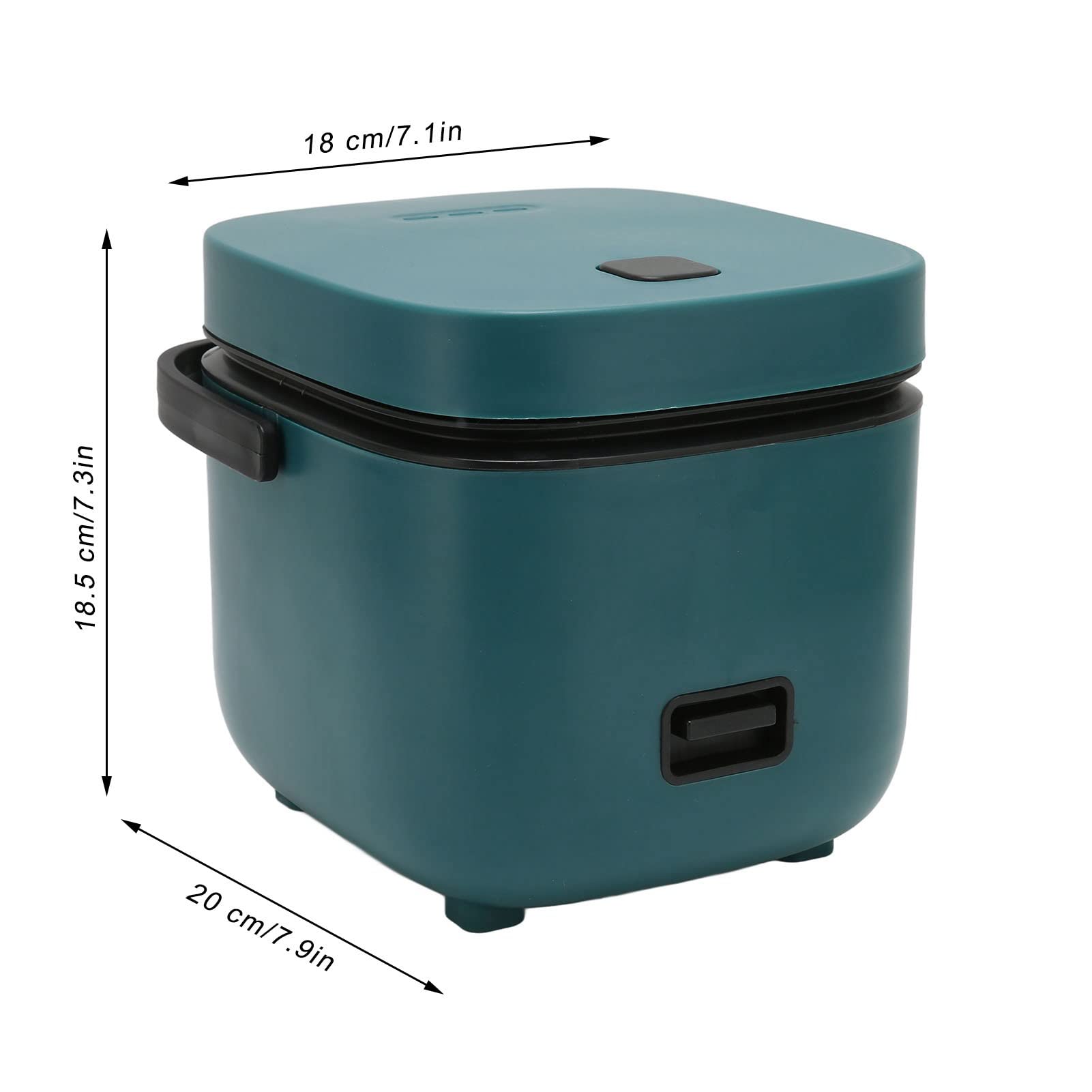 Mini Cuiseur à Riz électrique Multifonction 1,2 L 200 W, Pot Intérieur Antiadhésif pour Petite Famille Blanc