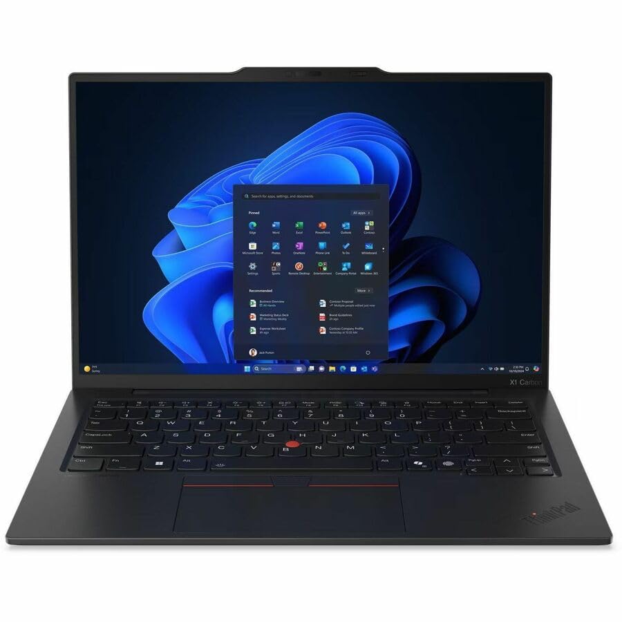 Lenovo ThinkPad X1 Carbon Gen 13 21NS005TUS 14" Copilot+ PC Ultrabook - 2.8K - Intel Core Ultra 7 266V - Intel Evo Platform - 16 GB - 512 GB SSD - English Keyboard - Black Paint-image-23