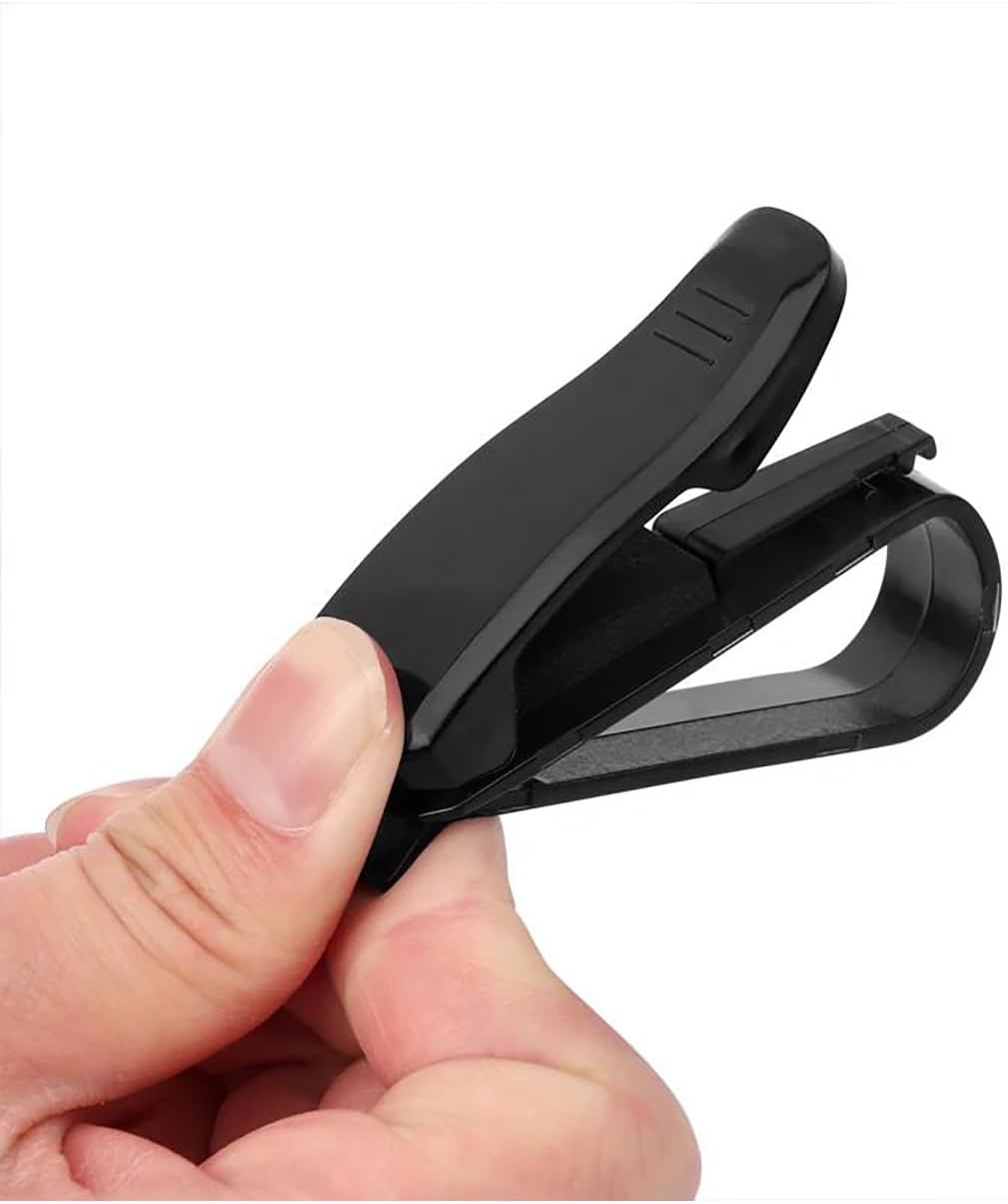 Sunglass Holder Car Sun Visor Sunglasses Eyeglasses Glasses Holder Ticket Clip Multi-Function Auto Fastener Clip Auto Accessories Car Styling Car Sunglasses Holder