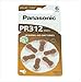 Produktbild Panasonic PR312 Hörgerätebatterien (10 Blister/60 Batterien)