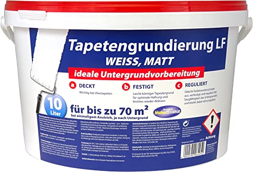 Preisvergleich Produktbild Wilckens Tapetengrundierung matt, 10 l, Weiß