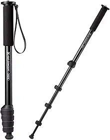 Monopé Profissional 2 em 1 Ajustável Compacto Carga 10kg