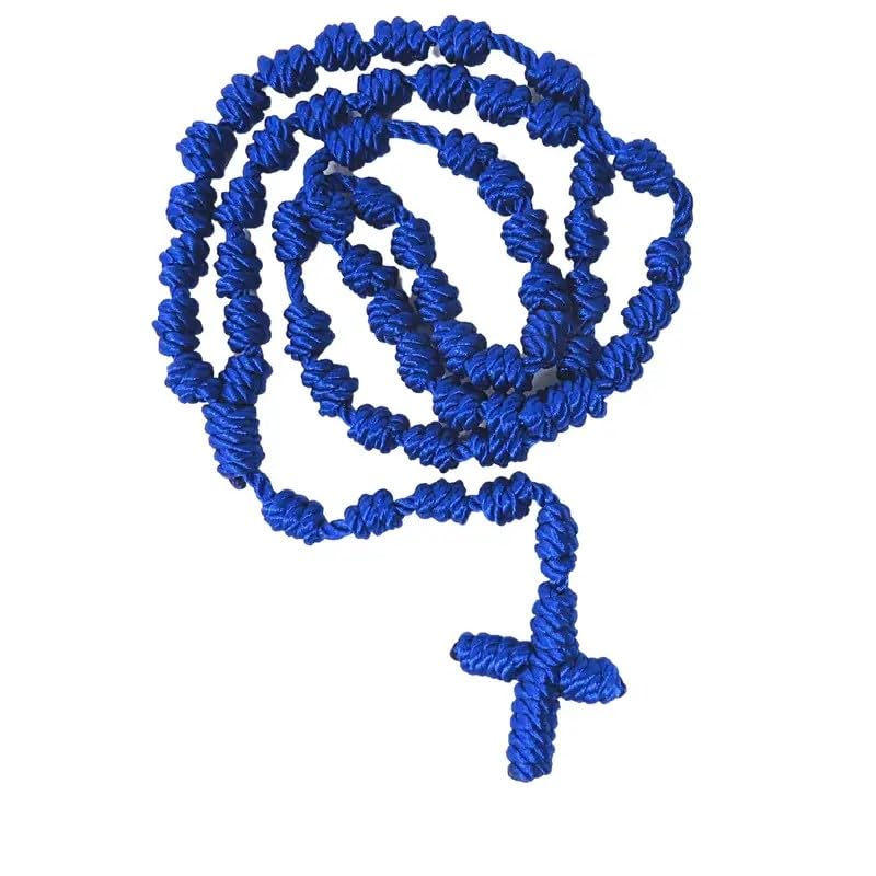 GenericN287 - Handmade Knotted 5 Decade Catholic Rosary for Men and Women by Jeannieparnell