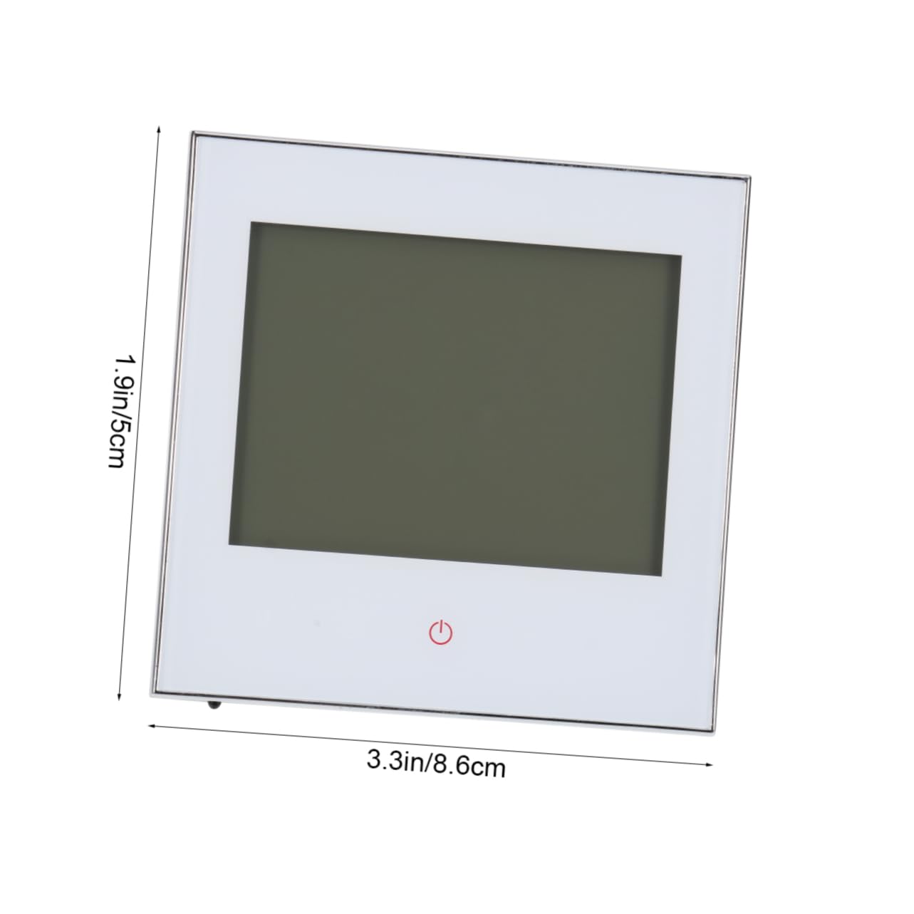 HEMOTON Programmierbarer Digitaler Thermostat 3a mit Touchscreen und LCD Anzeige für Heizsysteme und Raumtemperaturregelung Weiß mit Ntc Sensor und Voreingestellter Temperatur