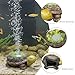 LIYAOLI Aquarium Air Stone Bubbler - Resin Turtle Tank Decor, Fish Tank Bubbler Decorations with Oxygenation Function, Perfect Turtle Tank Accessories for Aquarium Landscape, with Air Tubing