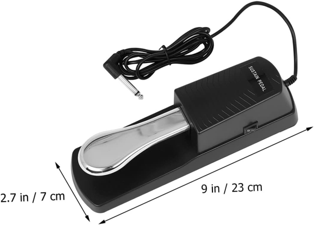 Electronic Keyboard Piano Sustain Pedal Pedal Extender for Piano Keyboard
