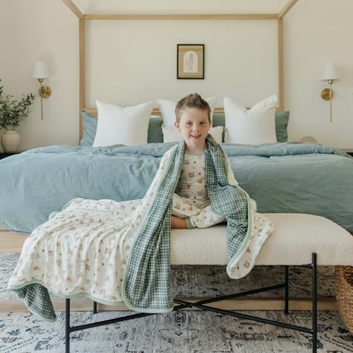 Image of Copper Pearl Jumbo 3-Layer Baby Blanket: Soft Baby Quilts for Boys and Girls | Breathable, Cozy, Toddler Blanket | Baby Quilt for Newborns | 60x72 Premium Material | Wilder