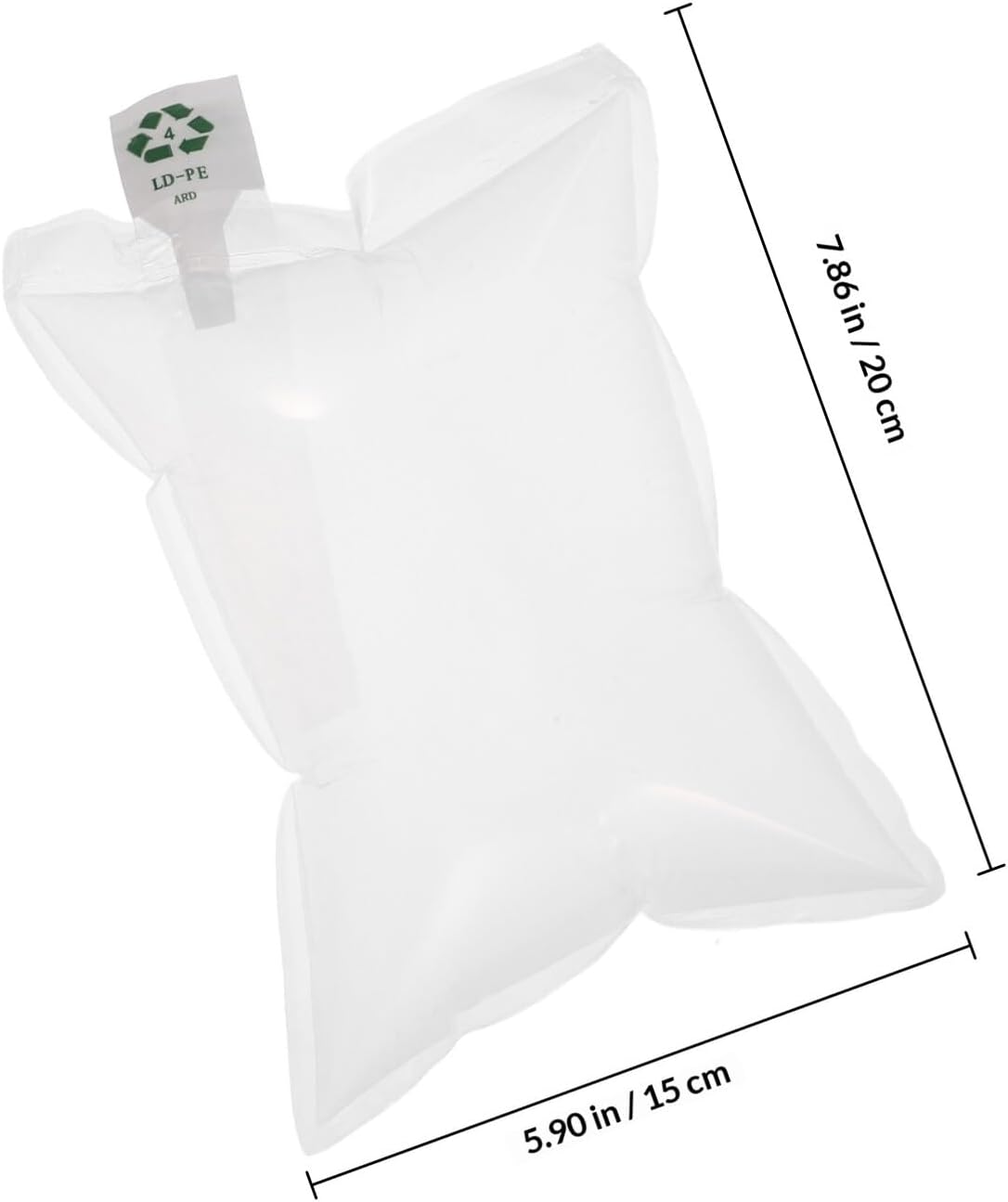 100pcs Inflatable Air Packaging Pouches 15x20cm Cushion Shipping Air Bags for Hat Packing Anti-pressure Protective Dunnage Bags for Baseball Caps