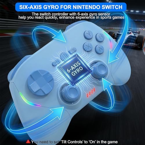 Wireless Gaming Controller for Android/iPhone/iPad/iOS/Tablet/Windows PC/Switch 2, Bluetooth Mobile Phone Gamepad with Hall Joysticks/Hall Triggers/RGB Lights/Vibration/Six-Axis Gyro/Xbox Cloud Game — 사진 5