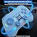 Wireless Gaming Controller for Android/iPhone/iPad/iOS/Tablet/Windows PC/Switch 2, Bluetooth Mobile Phone Gamepad with Hall Joysticks/Hall Triggers/RGB Lights/Vibration/Six-Axis Gyro/Xbox Cloud Game