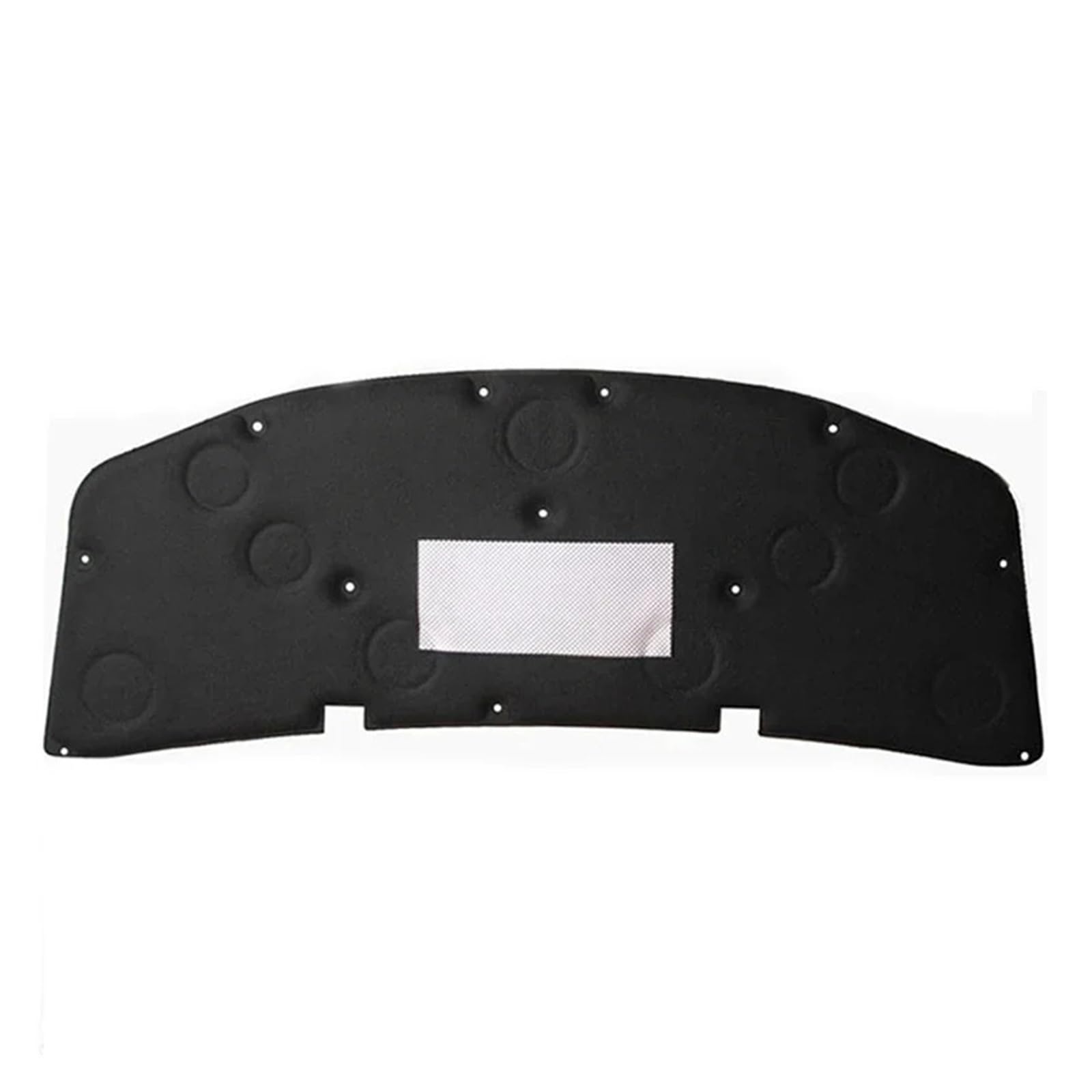 Lycheu Black Front Hood Engine Firewall Car Hood Engine Sound Insulation Pad Cotton Cover Heat Insulation Pad Mat For Benz For A Class W177 A200 A180 2019 2020 2021