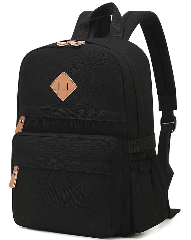 Lightweight Kids Backpacks for School Bag Canvas Small Travel Backpacks for Women Girls Boys Bookbag Toddler Back Pack