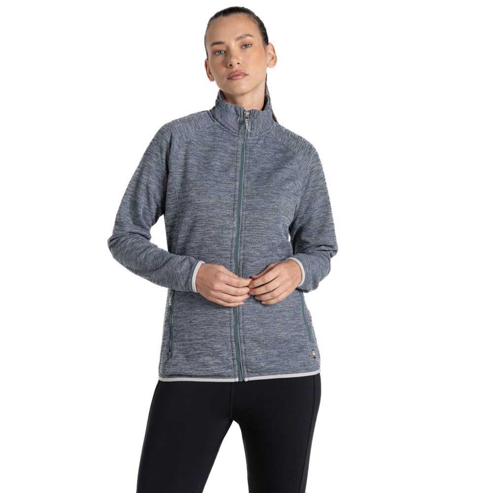 Craghoppers Womens Tarvos Jacket Full Zip Fleece, StormGreyMrl, 18 EU