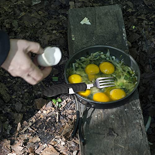 Campingbesteck EACHPT klappbar aus Edelstahl für Outdoor-Aktivitäten