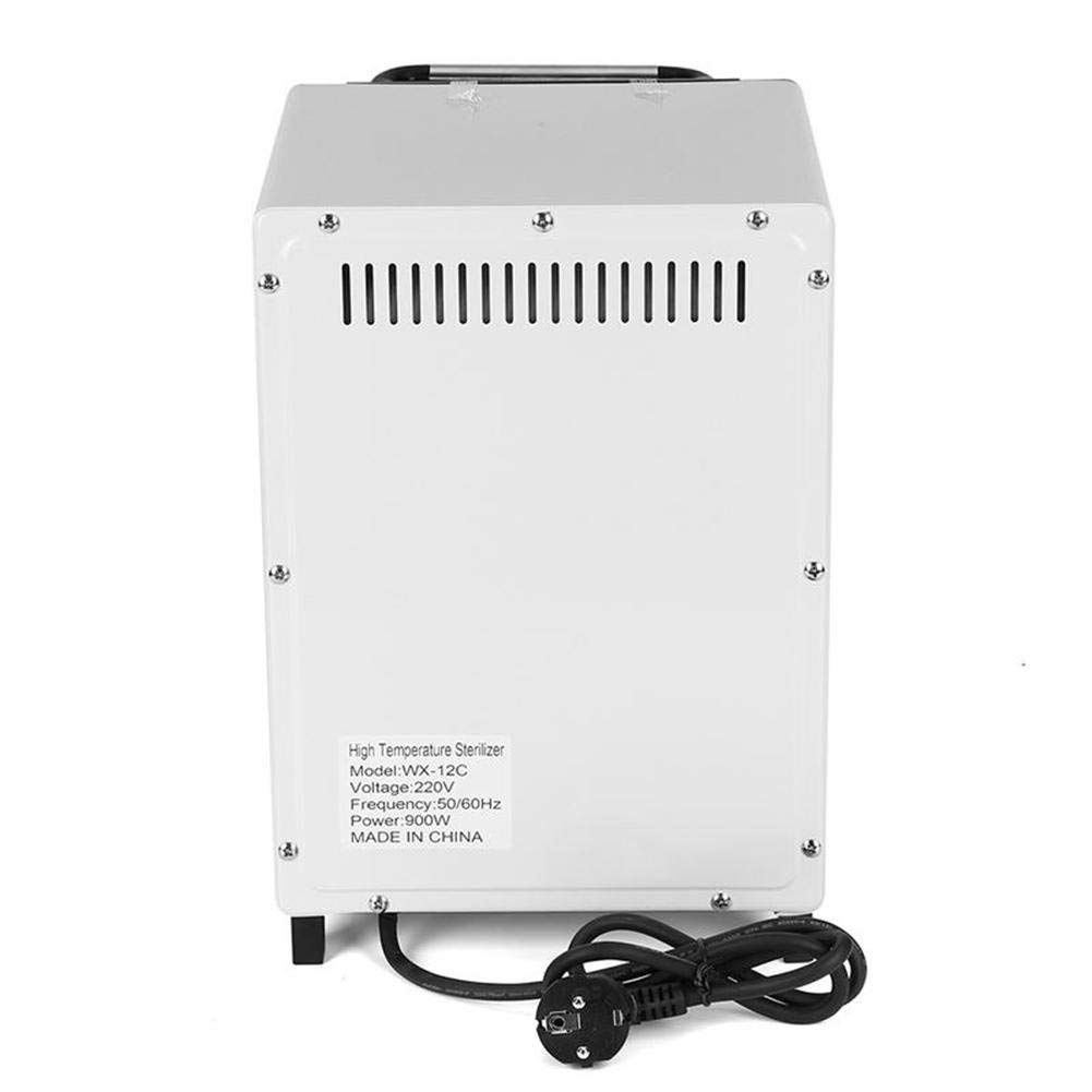 10L Esterilizador de Uñas Infrarrojo de Alta Temperatura Temporizador de Calor del Gabinete Sanitizing Box Manicure Spa Hair Beauty Salon Esterilización Desinfectante, 001